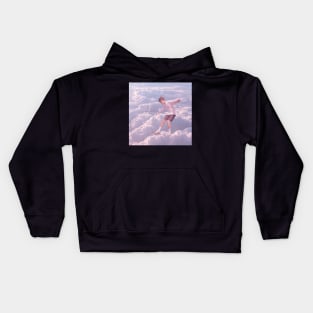 Skating In The Clouds Kids Hoodie